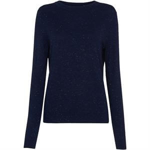 Whistles Navy Annie Sparkle Crew Neck